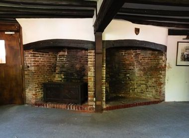 Fireplaces on the ground floor - main room