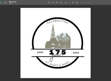 St Bart's 175 year logo