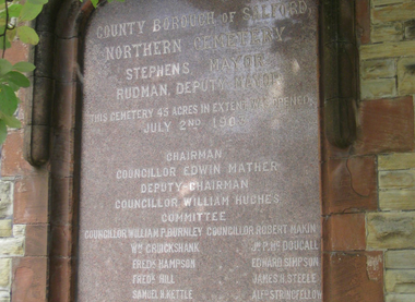 The Northern Cemetery at Agecroft 1903