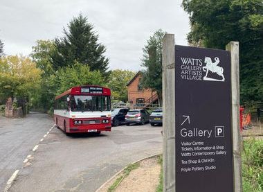Watts Gallery - on Sunday's route - cafe and shop here. (R.Kirwin)