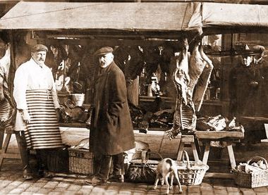 Butcher in the Market Place