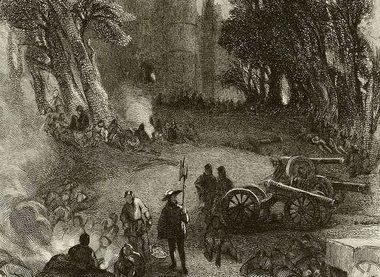 The King's Camp at Donnington Castle 1644