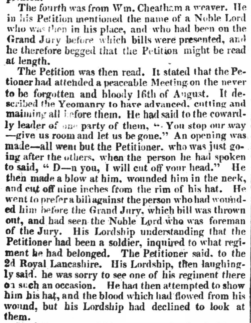 Newspaper clipping reporting details of a legal case.