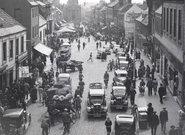 David Moor Collection ( DM -N-1395) - View from Scotsgate, 1930s