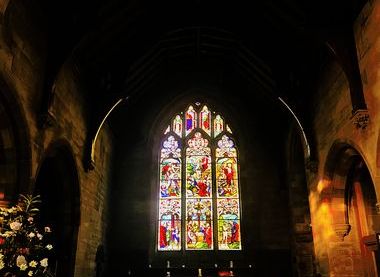 St John's splendid East window Juliet Balme
