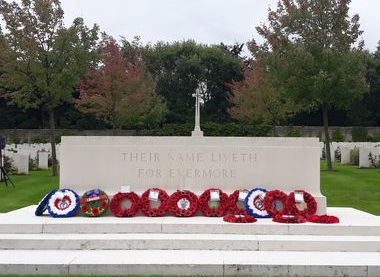 The Stone of Remembrance at Stonefall Cemetery 