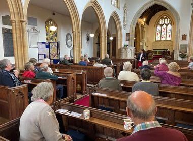 local photographer - coffee morning at St Augustine's
