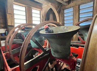 The bells at St Mary's Shenfield, photo Beth Johnson