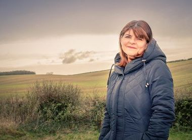Emma Lingard, local historian and author, part of Grim's Great Time Travellers