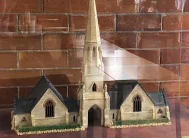 Model of the former chapels
