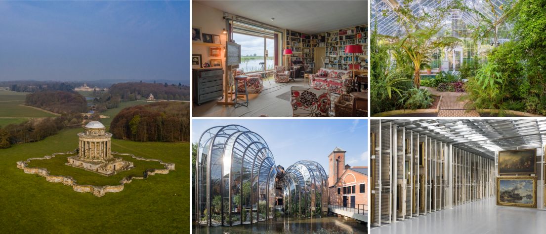 A collage of five HODs sites 