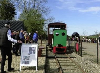 The first passenger train in 97 years!