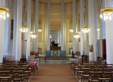 View up to the Lady Chapel