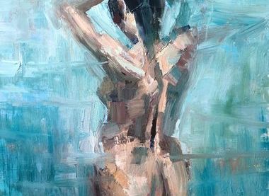 Neried - Oil painting by Liz Goulding