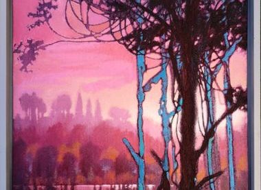 Autumn Blue - oil on canvas by Paul Zawadzki