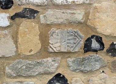 Hyde Abbey Stones - recycled in local walls