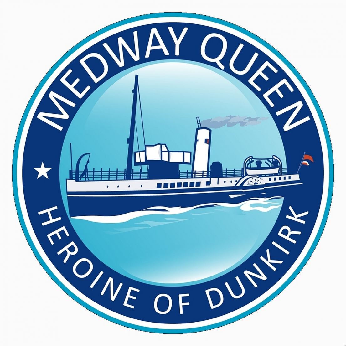 The Medway Queen Logo.