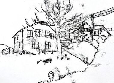 Monoprint from Luppitt Landscape Partnership