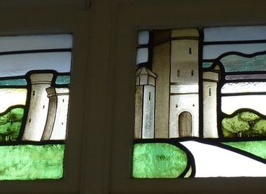 Annie Robinson - stained glass window in Berwick
