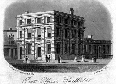 Former General Post Office, 2 Haymarket and 5-7 Commercial Street. 1st March 1873. Photographer - Rock and Co. No. 6588 (Engravers)