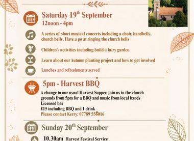 St. John the Baptist, Widford, Harvest & Heritage Festival 