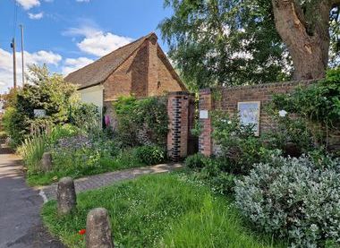 Our Meeting House entrance gate and garden