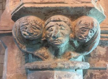 One of the carvings