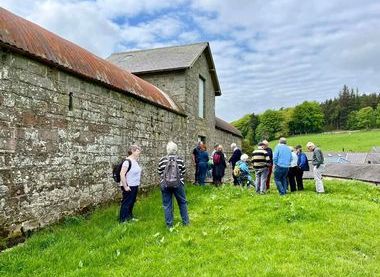 CPRE Tour visit  Annie Lloyd Cragend Farm 