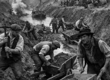 Navvies at work