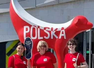 a group of volunteers and participants of Polish Heritage Tour 2025