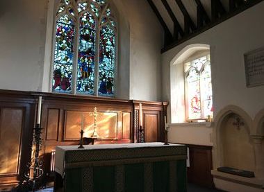 Stained glass window