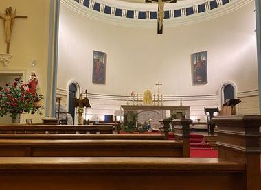 Inside All Saints Catholic Church
