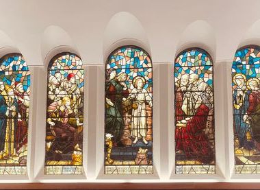Original Stained Glass from Chapel Lane