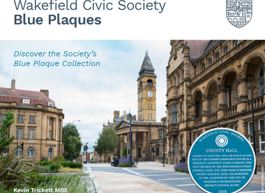 Front cover of the Society's Blue Plaques book.