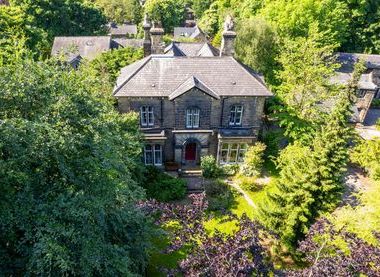 The house and grounds from drone footage in 2024