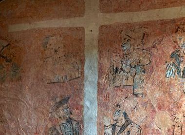 St Marys Lydiard Tregoze none religious wall  painting 