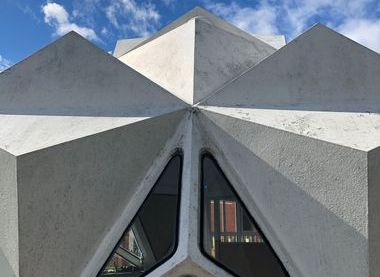 Detail of the 'bubble' classroom.