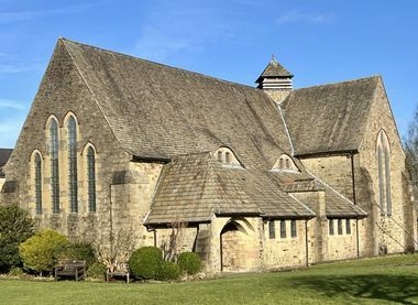 The West and South elevation of St Mary the Virgin Church on Dale Road, Buxton