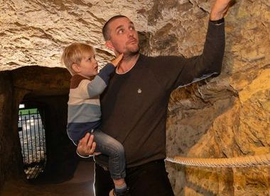 Inside the Sallyport Tunnel