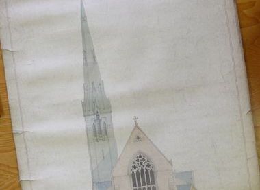 Photograph of original drawing held at Lancashire Record Office.