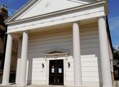 Chapel and Fellowship Hall exterior 