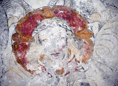 Sr Mary Lydiard Tregoze- Renaissance Christ wall painting - 1520 