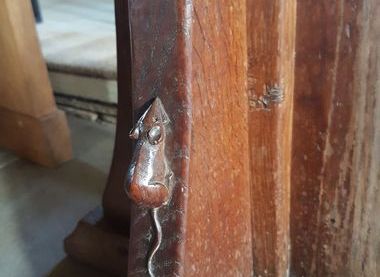 Mousey Thompson furniture at the Church of the Holy redeemer, York.