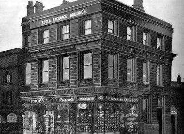 The Sheffield Stock Exchange, 1912. Image from The Sheffield and Rotherham Red Book and Almanack 1912 (Sheffield Local Studies Library: 032.74 S)