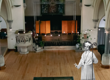 Interior of the former Church
