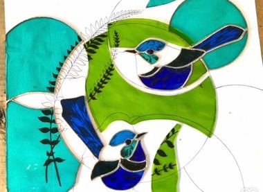 Nichola Baker (Hummingbird Glass Designs ), work in progress