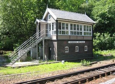 Hebden Bridge Signal Box before closure