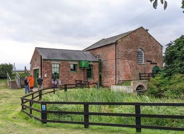 The unique 1856 Bradley and Craven of Wakefield, steam powered land drainage engine.