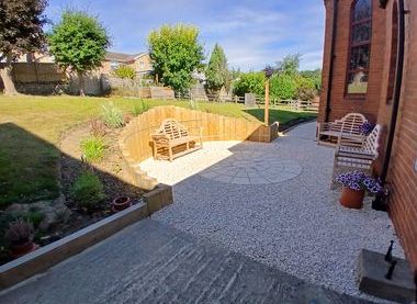 Peace Garden at rear of Presbytery to Ss John Fisher & Thomas More RC Church