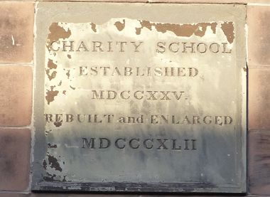 Trudy Gray - Charity School plaque 